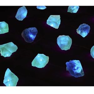 Real fluorite lights